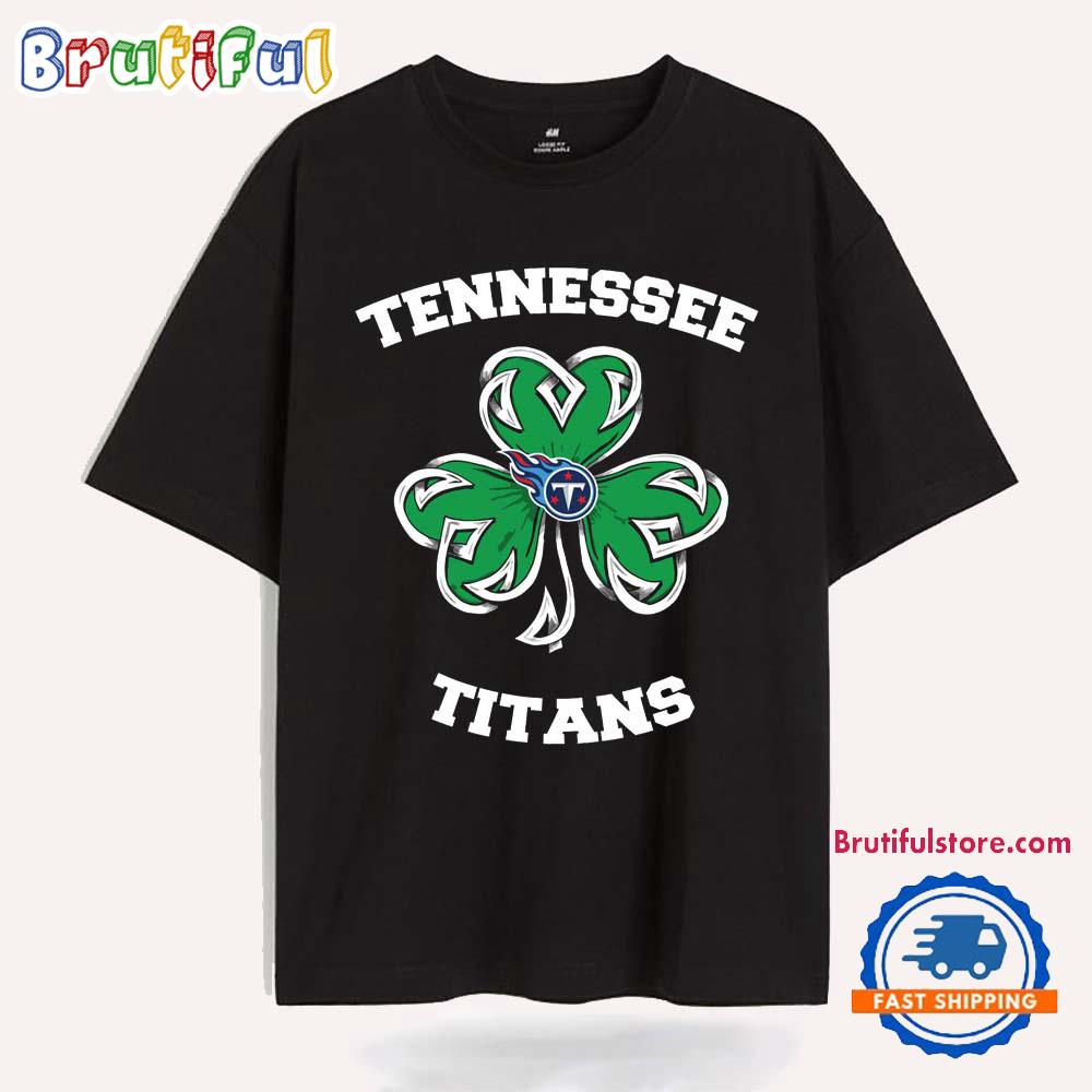 Shamrock Football St Patricks Day Tennessee Titans NFL 2025 T Shirt