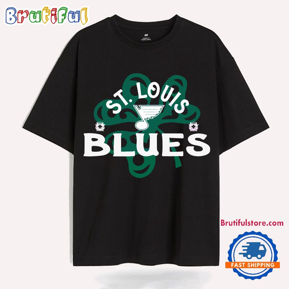 St Louis Blues Shamrock For St Patricks Day In Richmond T Shirt