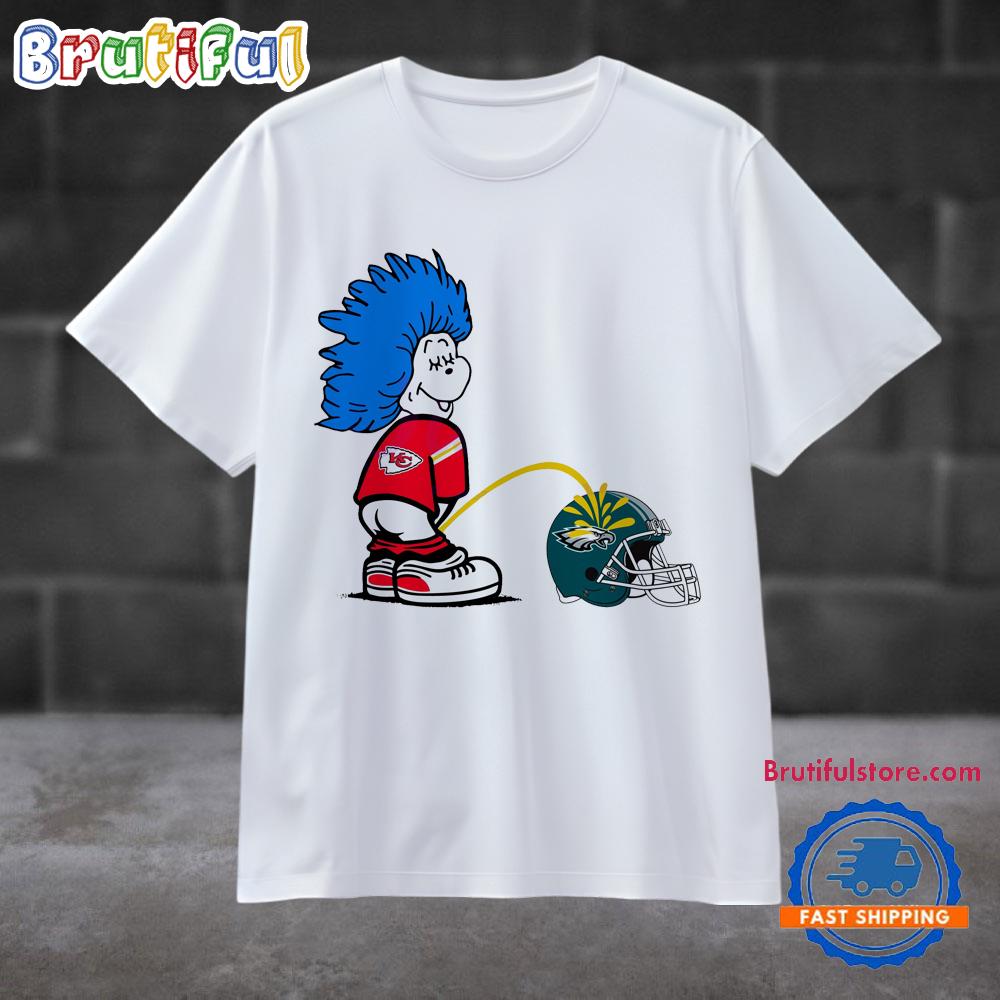 Thing One Kansas City Chiefs Piss On Philadelphia Eagles T Shirt
