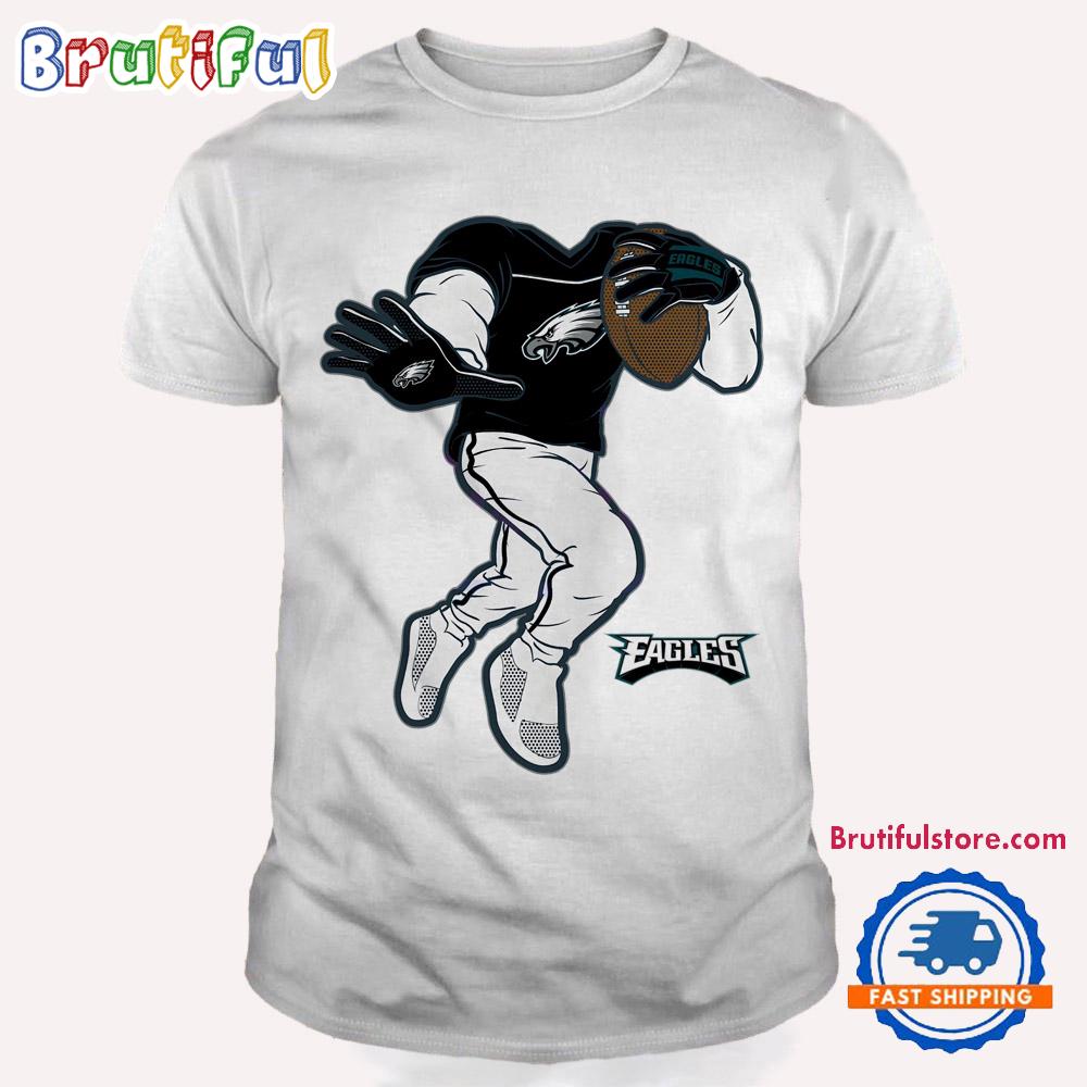 Toddler Midnight Green Philadelphia Eagles Stiff Arm T Shirt
