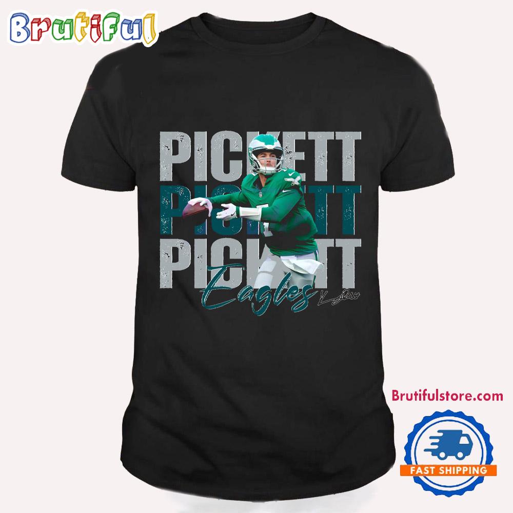 Vintage Kenny Pickett 7 Philadelphia Eagles Football Players Super Bowl 2025 T Shirt