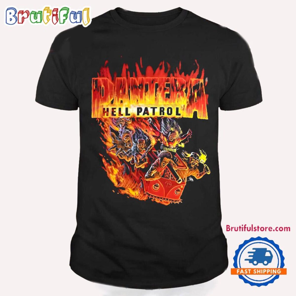【激レア】ヴィンテージ PANTERA HELL PATROL Tシャツ Vintage Pantera Jersey T-Shirt XL Mens Hell Patrol 1998