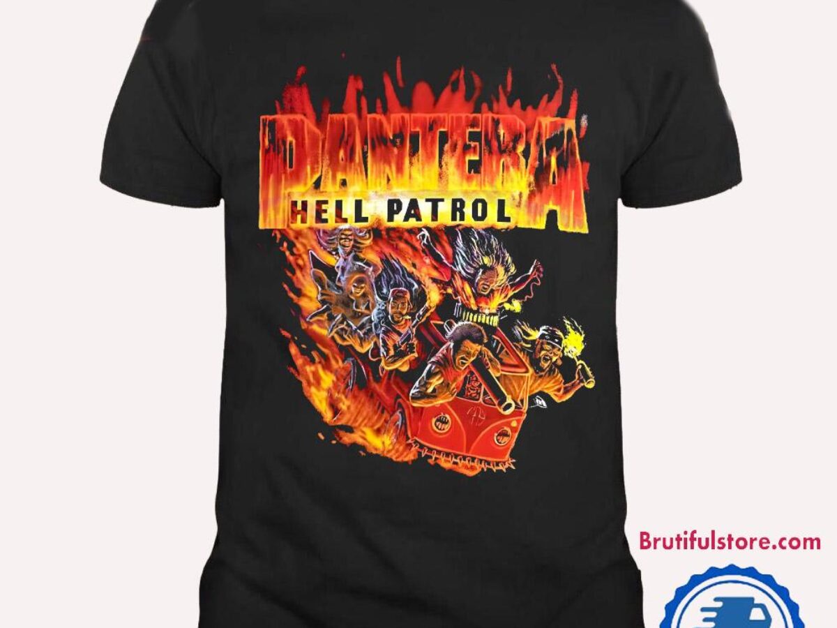 【激レア】ヴィンテージ PANTERA HELL PATROL Tシャツ Vintage Pantera Hell Patrol Hanes T Shirt Mens Large Heavy Metal