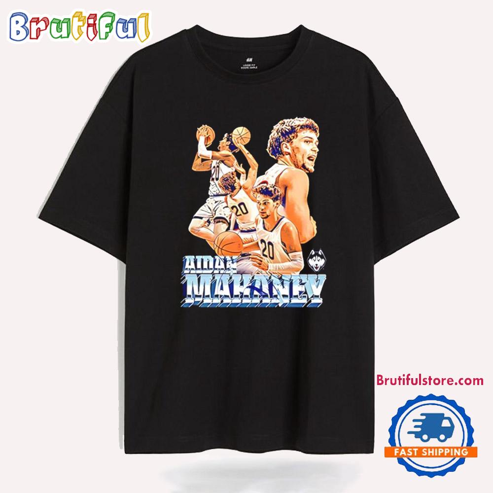 Aidan Mahaney UConn Huskies Graphics T Shirt