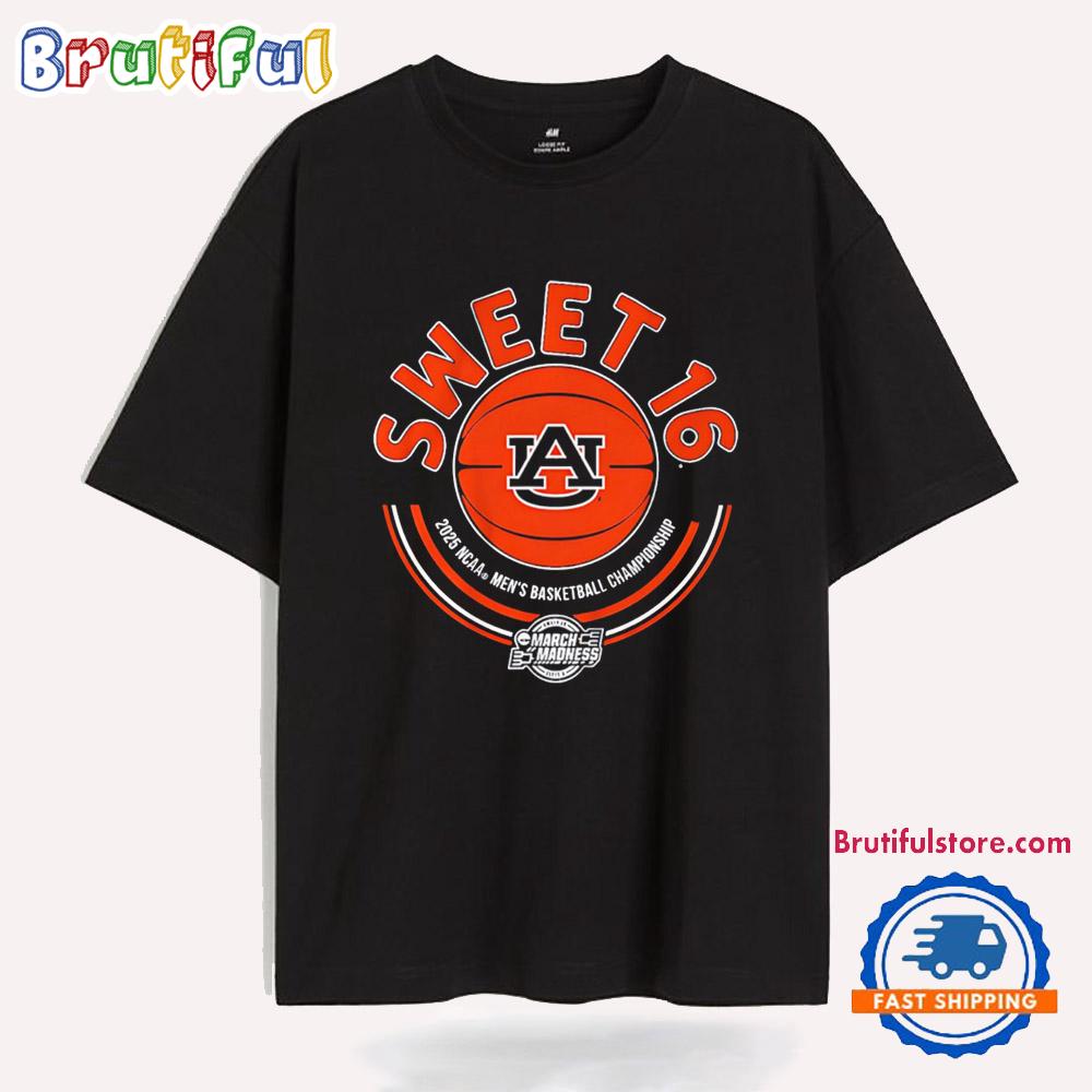 Auburn Tigers men’s basketball 2025 Sweet Sixteen T Shirt