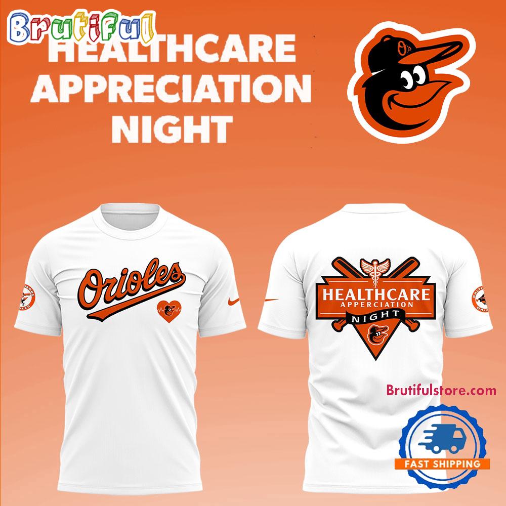 Baltimore Orioles x Healthcare Appreciation Night White T Shirt