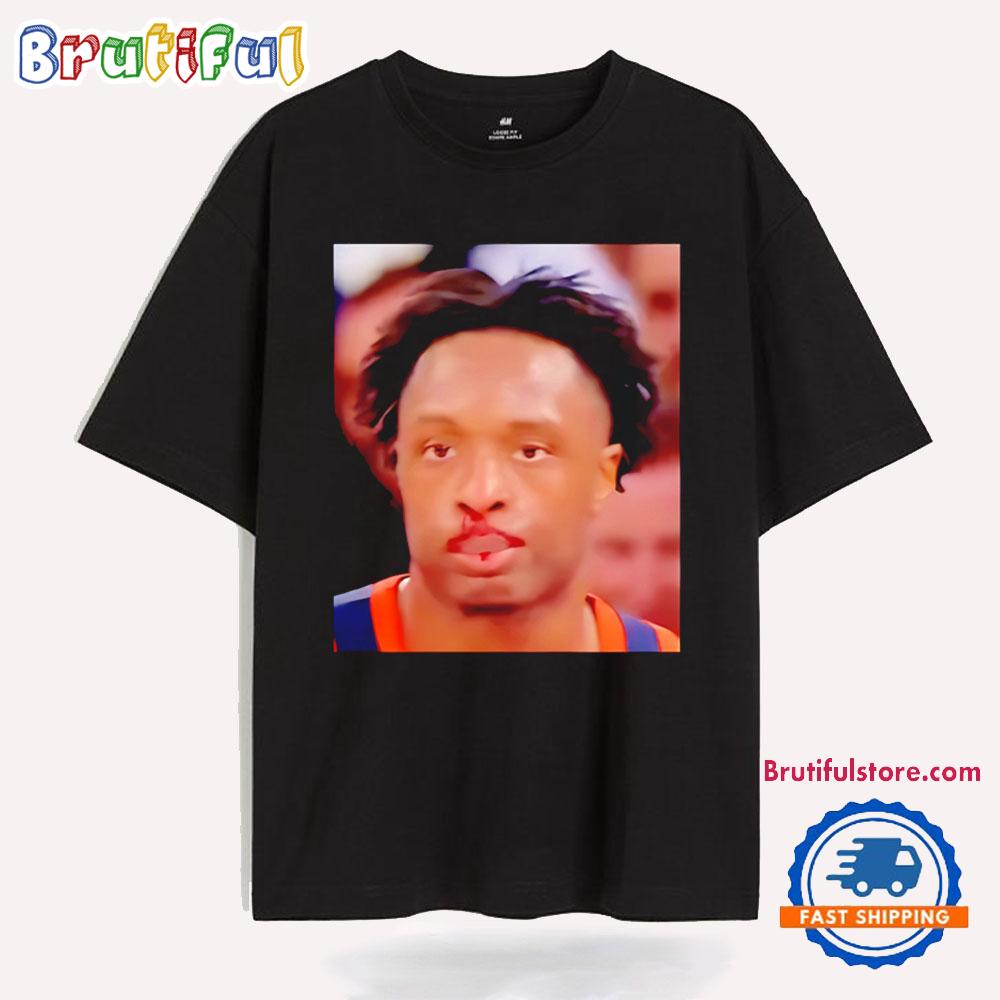 Bloody Og Anunoby New York Knicks T Shirt