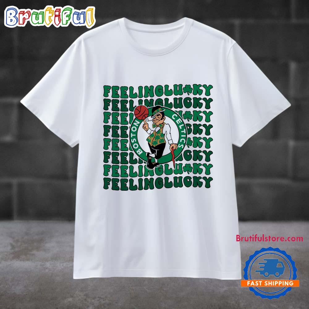 Boston Celtics St Patricks Day Feeling Lucky Sport 2025 T Shirt
