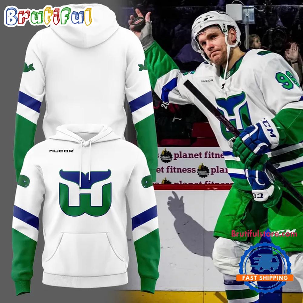 Carolina Hurricanes NHL 2025 Whalers Night 3D Shirt