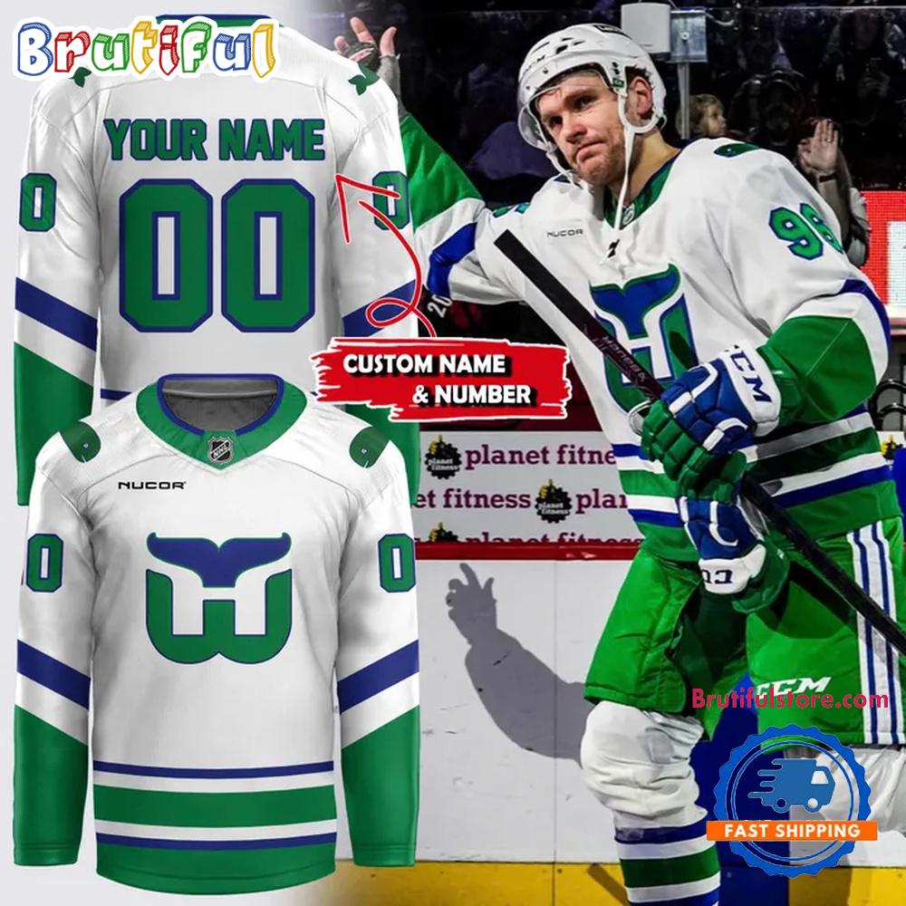 Carolina Hurricanes NHL 2025 Whalers Night Hockey Jersey Carolina Hurricanes NHL 2025 Whalers Night Hockey Jersey