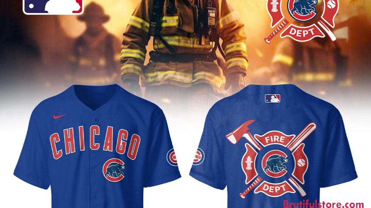 Chicago Cubs x Firefighter Appreciation Night 2025 Baseball Jersey