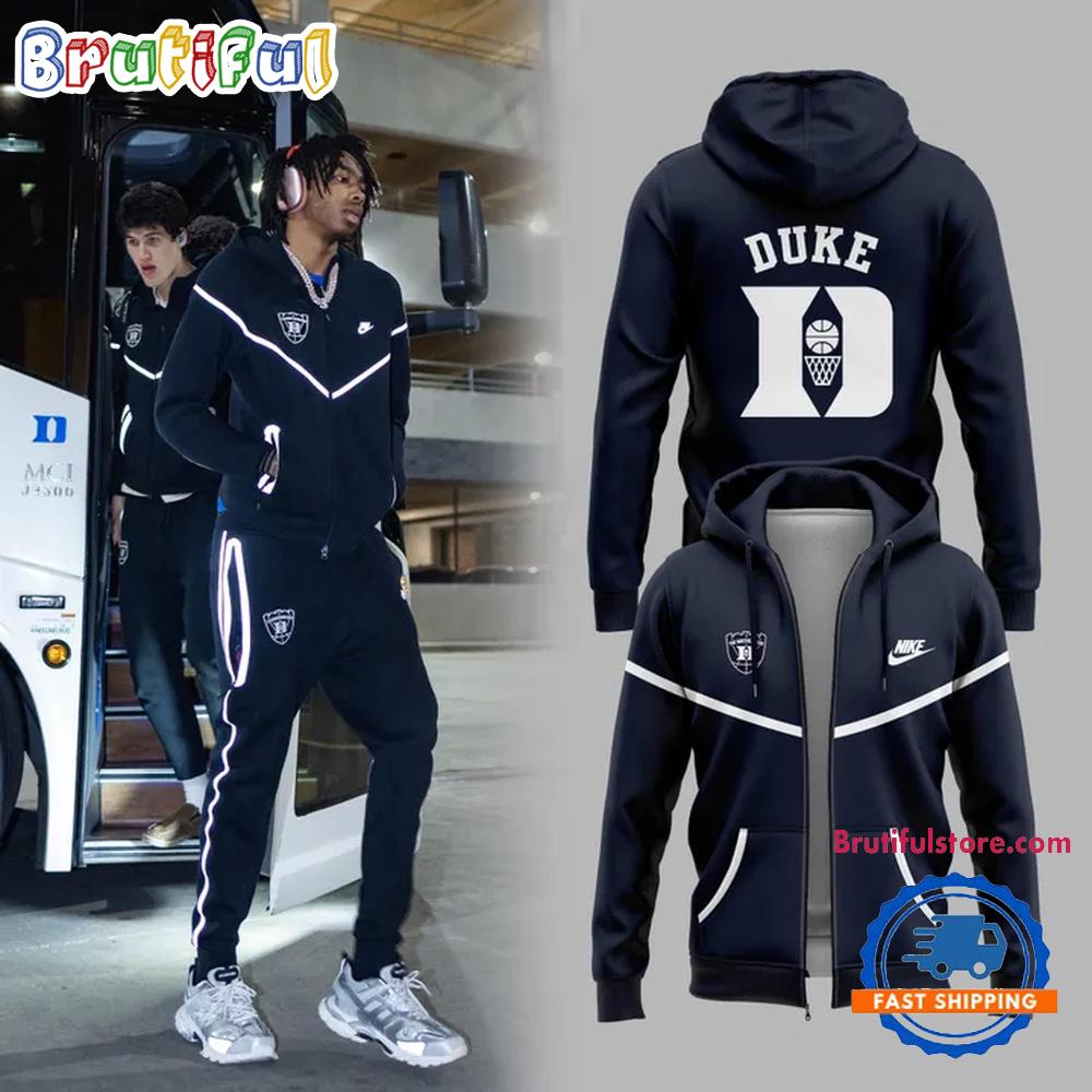 Duke Blue Devils 2025 Men’s Basketball Season New Design Zip Hoodie