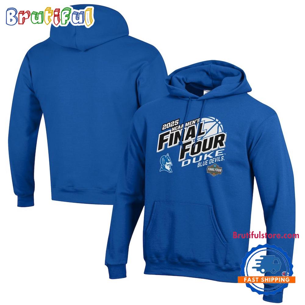 Duke Blue Devils 2025 NCAA Men’s Basketball Tournament March Madness Final Four Regional Champions Hoodie