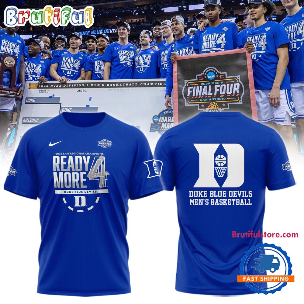 Duke Blue Devils 2025 NCAA Men’s Basketball Tournament March Madness Final Four Regional Champions T Shirt