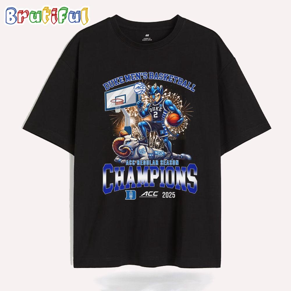 Duke Men's Basketball ACC Regular Season Champions 2025 T Shirt