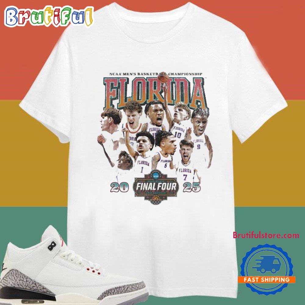 Florida Gators 2025 NCAA Men’s Basketball Championship Final Four Bobblehead March Madness T Shirt