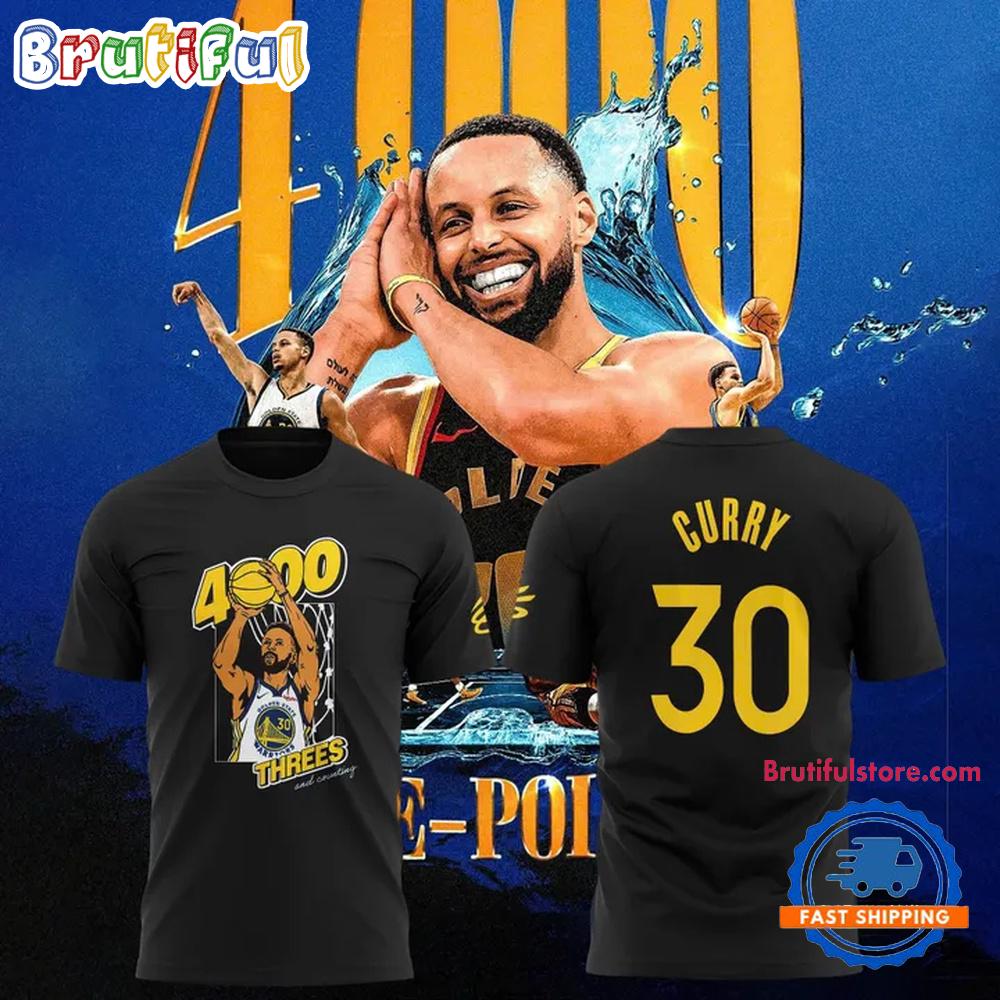 Golden State Warriors Special Stephen Curry 4000 Threes And Counting T Shirt