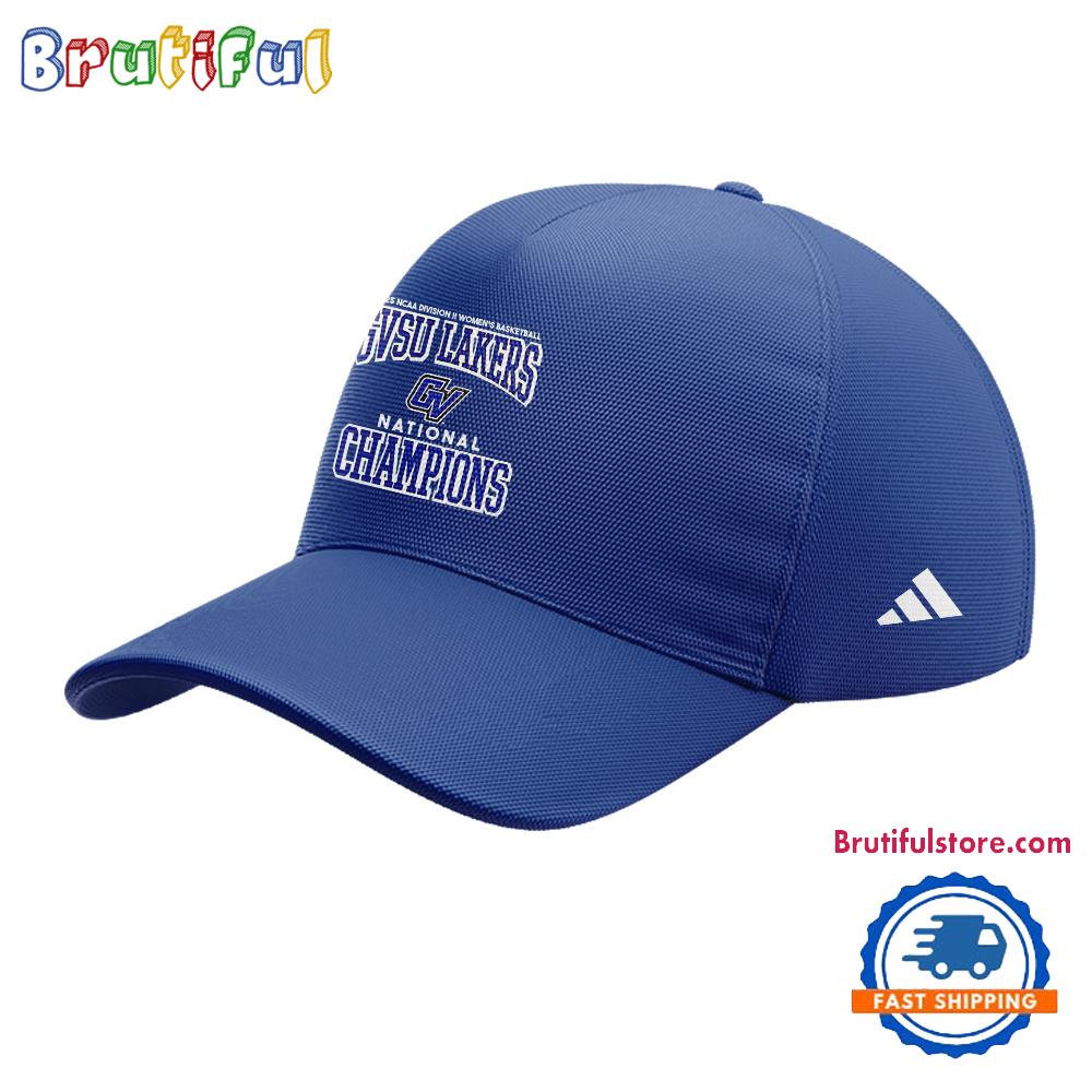 Grand Valley State University Women's Basketball 2025 NCAA Division II Champions Team Graphics Cap