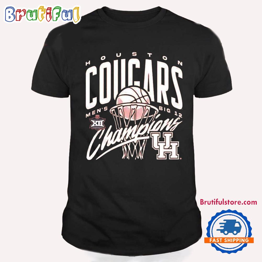 Houston Cougars 2025 Men’s Basketball Big 12 Champions T Shirt