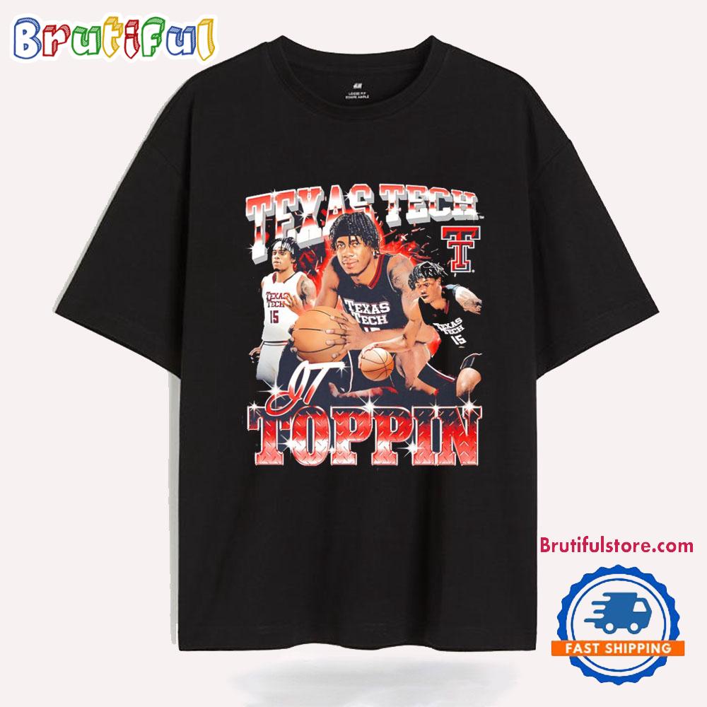 Jt Toppin Texas Tech Red Raiders Player Collage T Shirt