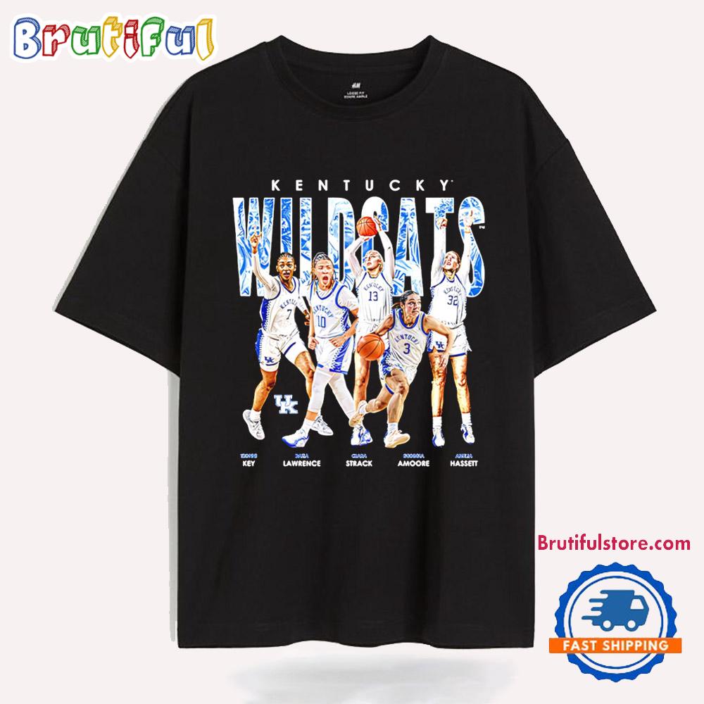 Kentucky Women’s Basketball Team Collage NCAA 2025 T Shirt