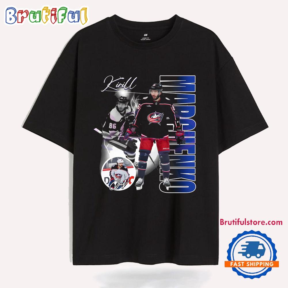 Kirill Marchenko Columbus Blue Jackets Nhl Players T Shirt