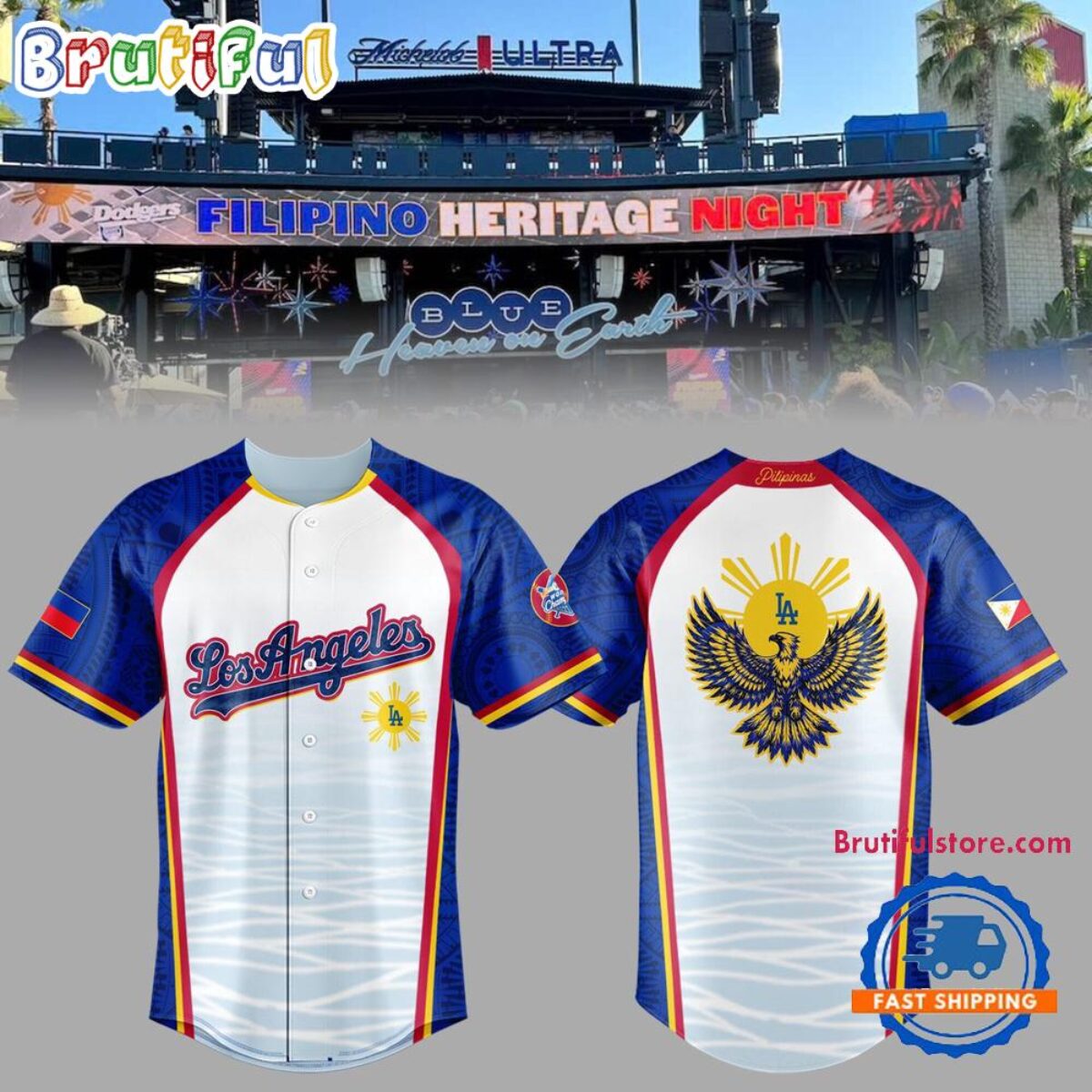 Los Angeles Dodgers Filipino Heritage Night 2025 Limited Baseball