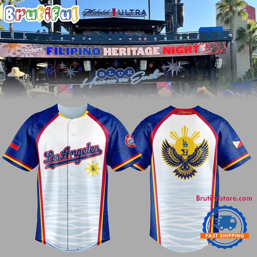 Los Angeles Dodgers Filipino Heritage Night 2025 Limited Baseball Jersey