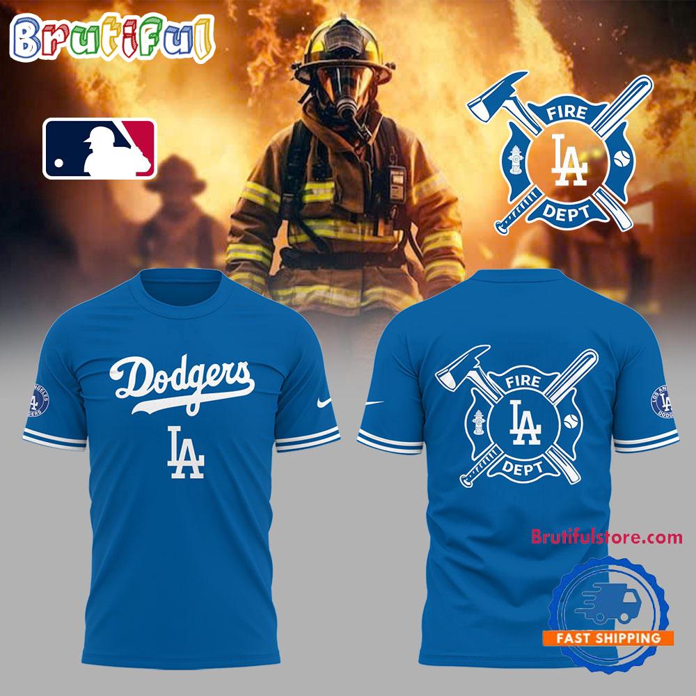 Los Angeles Dodgers x Firefighter Appreciation Night T Shirt