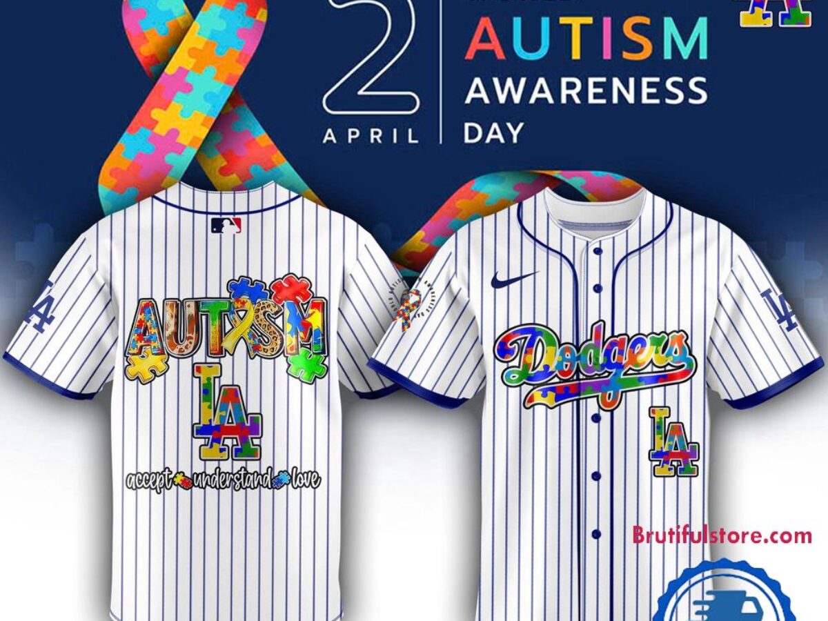 Los Angeles Dodgers x World Autism Awareness Day 2025 Design