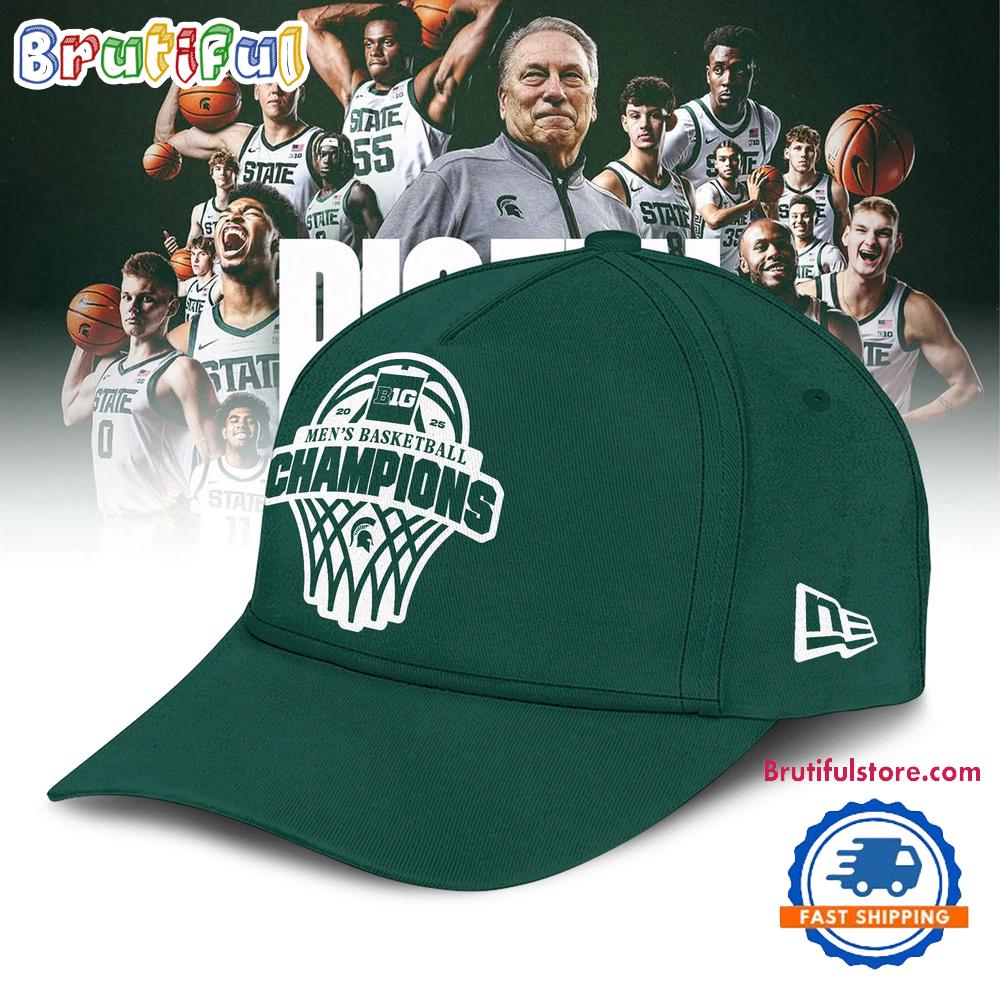 Michigan State 2025 Big Ten Men’s Basketball Regular Season Champions Cap Hats