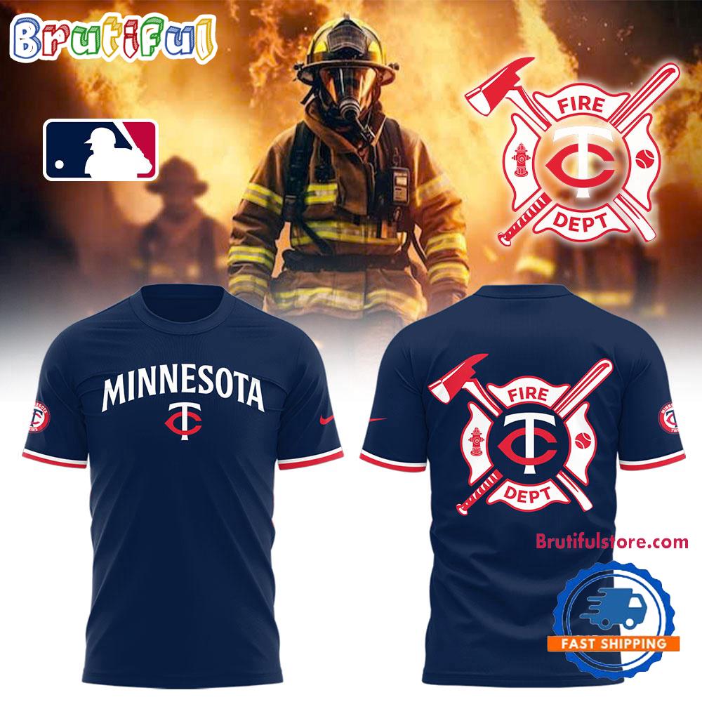 Minnesota Twins x Firefighter Appreciation Night 2025 T Shirt