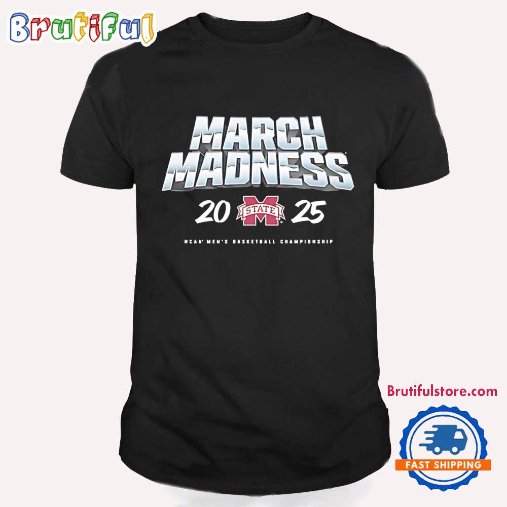 Mississippi State NCAA Men’s Basketball March Madness 2025 T Shirt