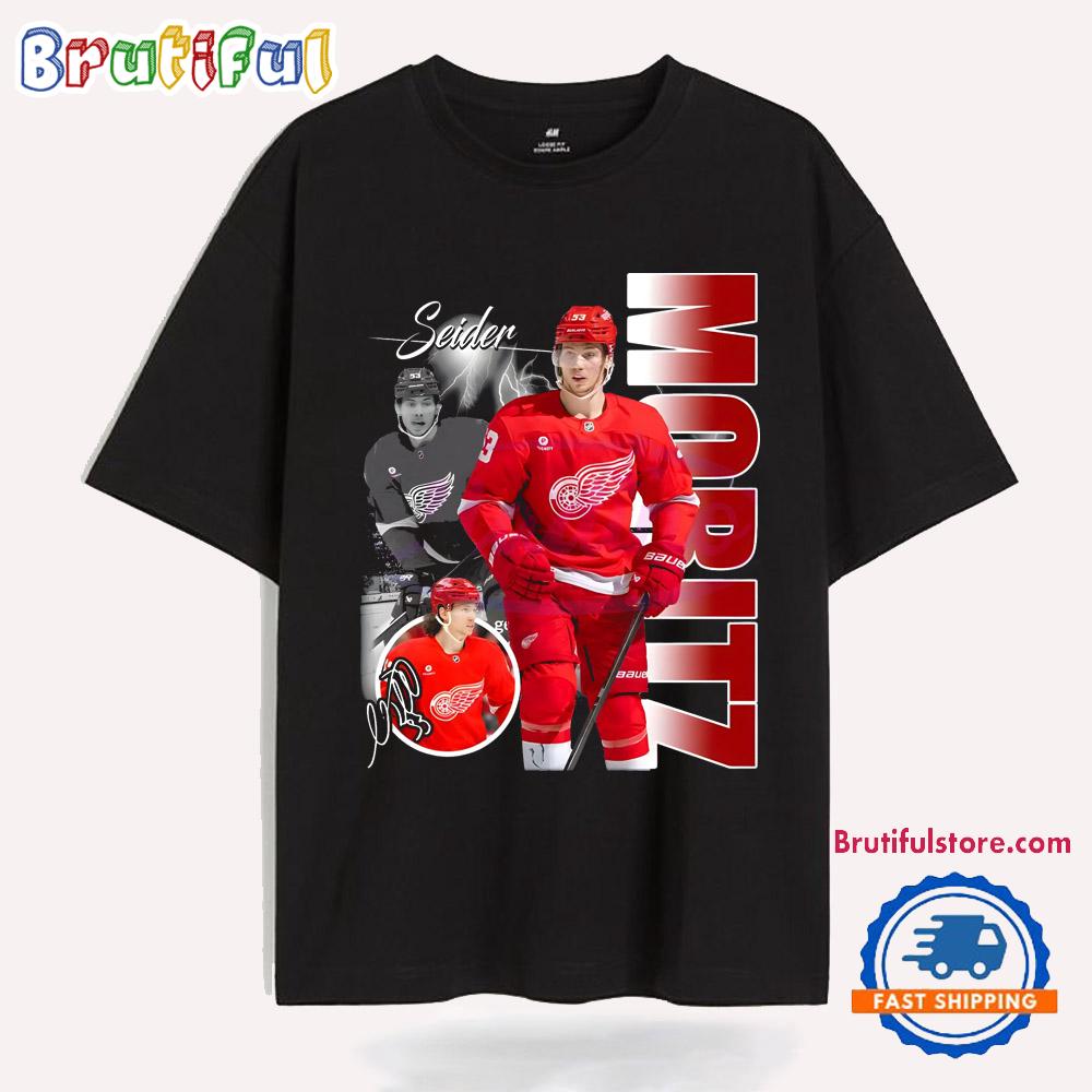 Moritz Seider Detroit Red Wings Nhl Players T Shirt
