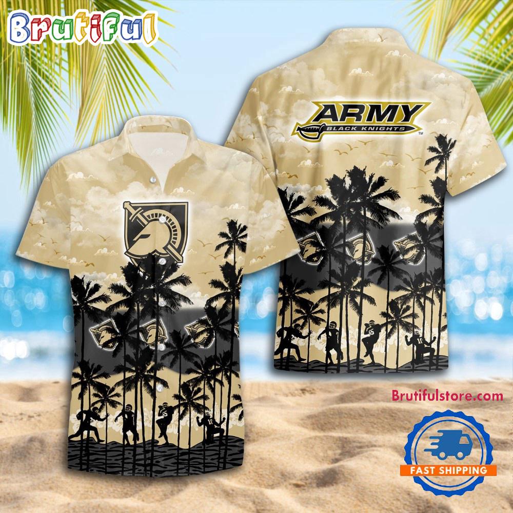 NCAA Army Black Knights Palm Tree Hawaiian Shirt
