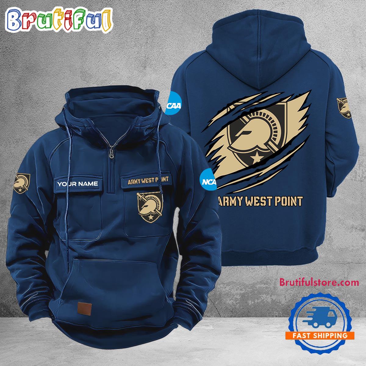 NCAA Army Black Knights Sport Team Design Logo Name Cargo Hoodie