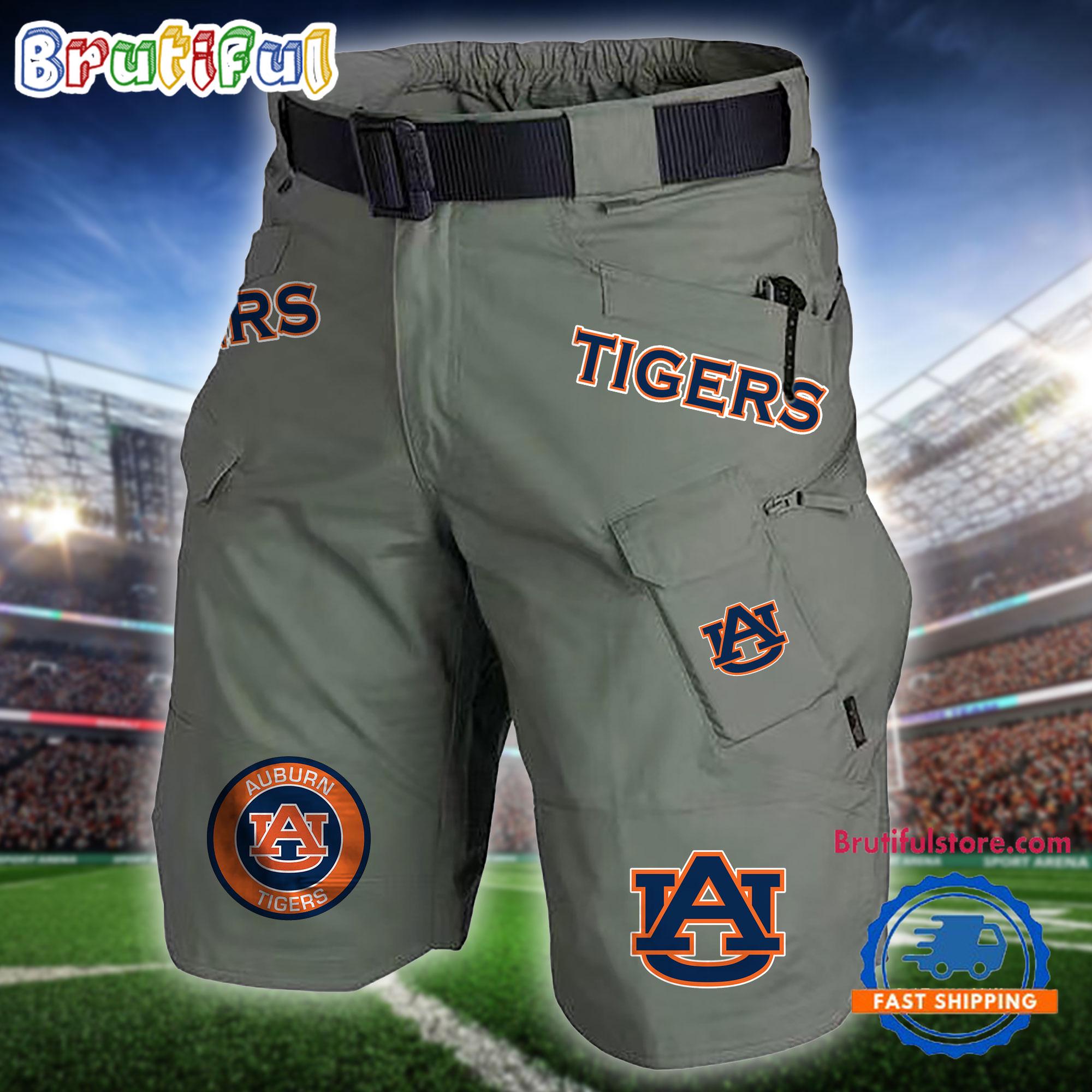 NCAA Auburn Tigers Sport Team Military Tactical Shorts