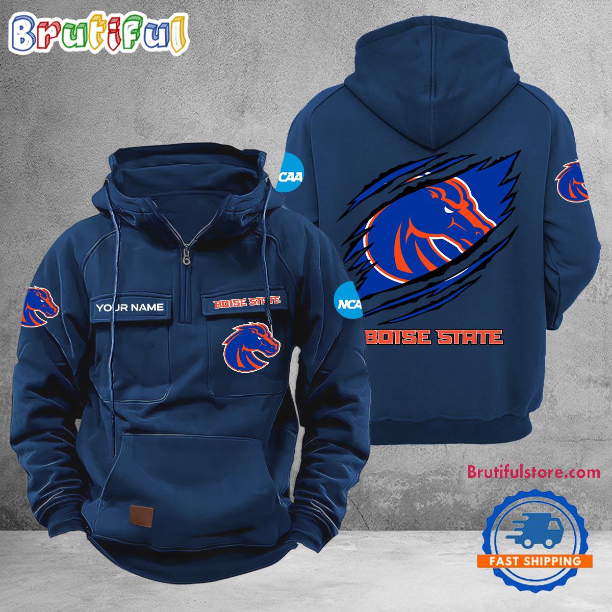NCAA Boise State Broncos Sport Team Design Logo Name Cargo Hoodie