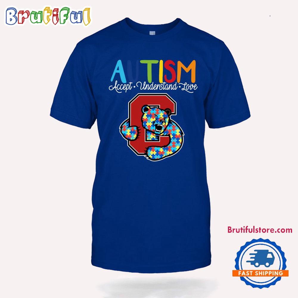 NCAA Cornell Big Red Autism Accept Understand Love T-Shirt