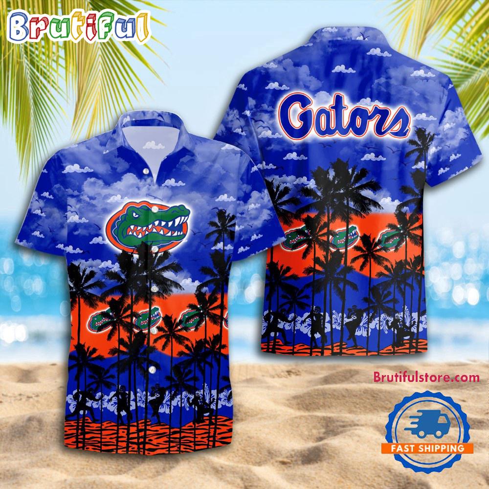 NCAA Florida Gators Palm Tree Hawaiian Shirt