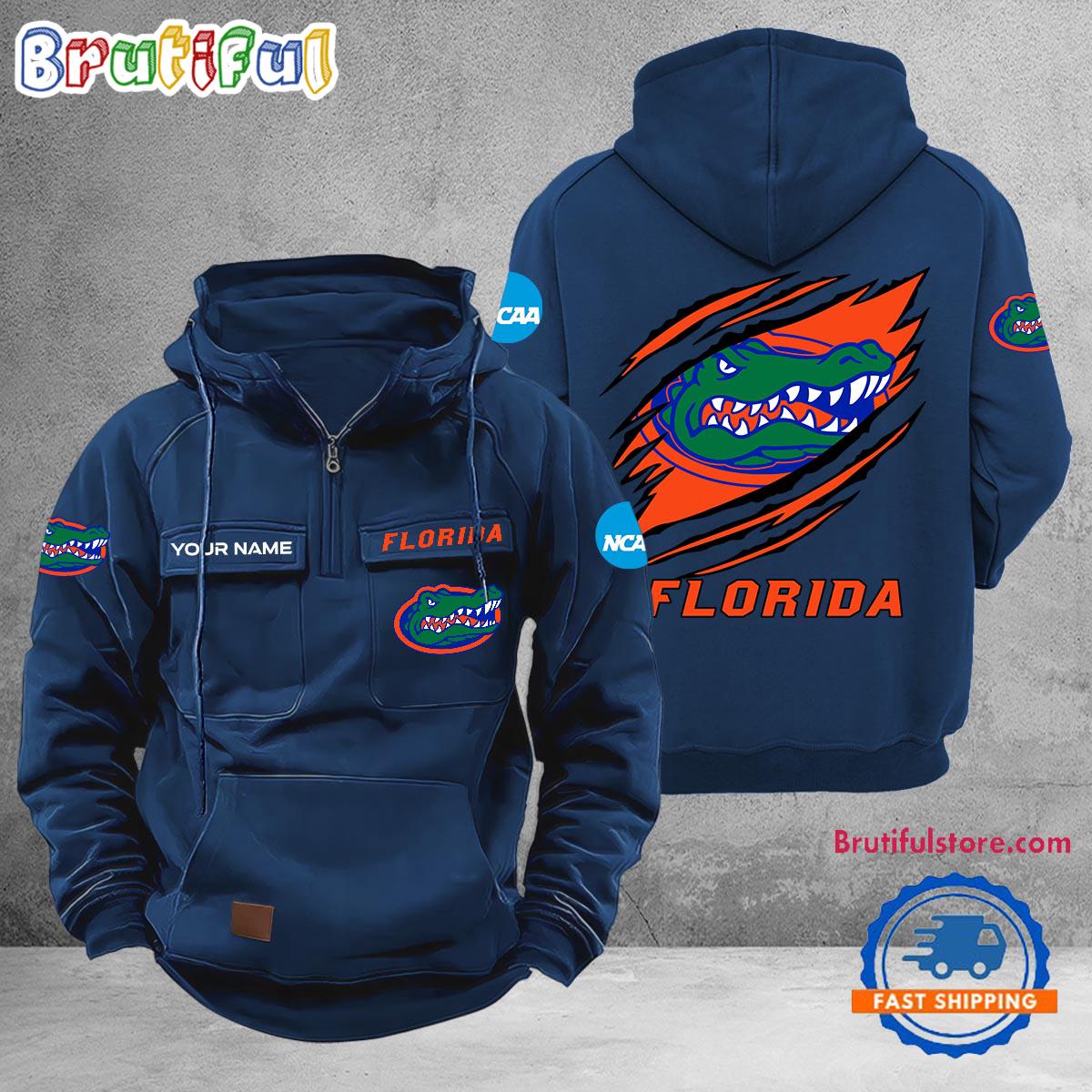 NCAA Florida Gators Sport Team Design Logo Name Cargo Hoodie