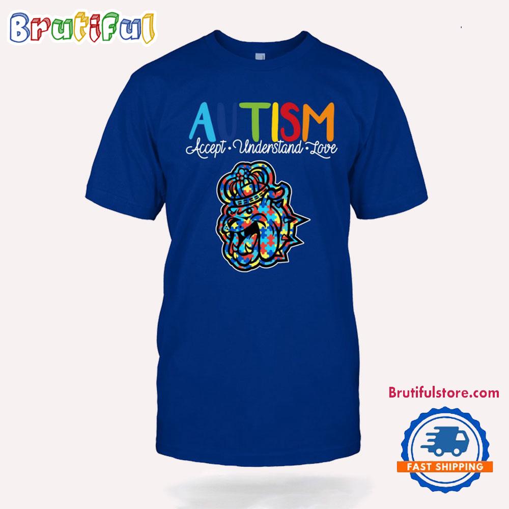 NCAA James Madison Dukes Autism Accept Understand Love T-Shirt