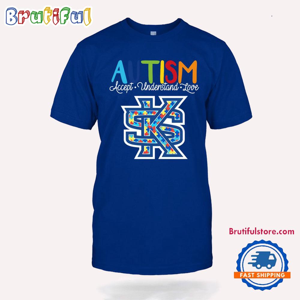 NCAA Kennesaw State Owls Autism Accept Understand Love T-Shirt