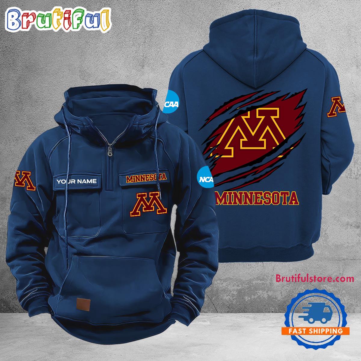 NCAA Minnesota Golden Gophers Sport Team Design Logo Name Cargo Hoodie