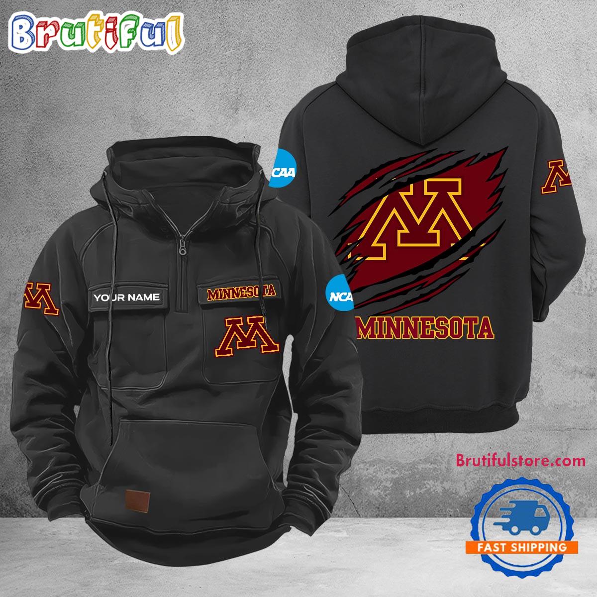 NCAA Minnesota Golden Gophers Sport Team Design Logo Name Cargo Hoodie