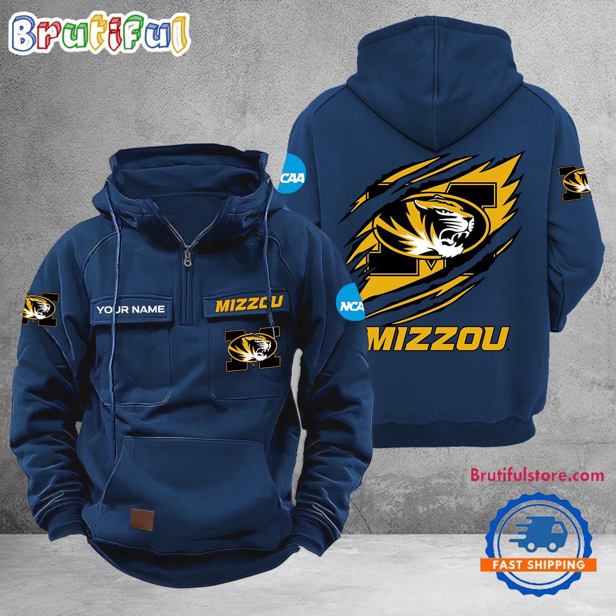 NCAA Missouri Tigers Sport Team Design Logo Name Cargo Hoodie
