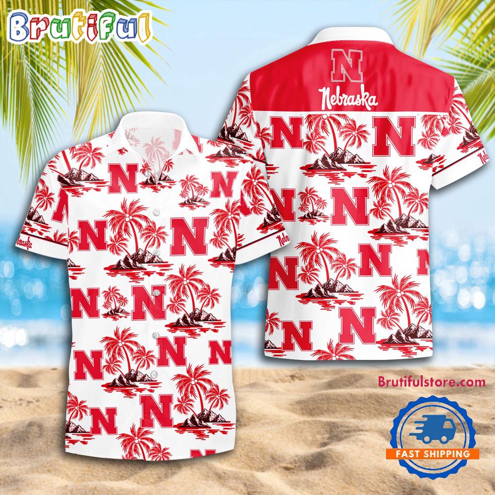 NCAA Nebraska Cornhuskers Sporty Aloha Summer Hawaiian Shirt