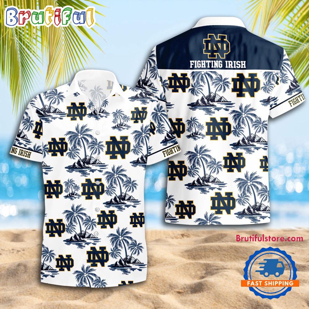 NCAA North Carolina Tar Heels Sporty Aloha Summer Hawaiian Shirt