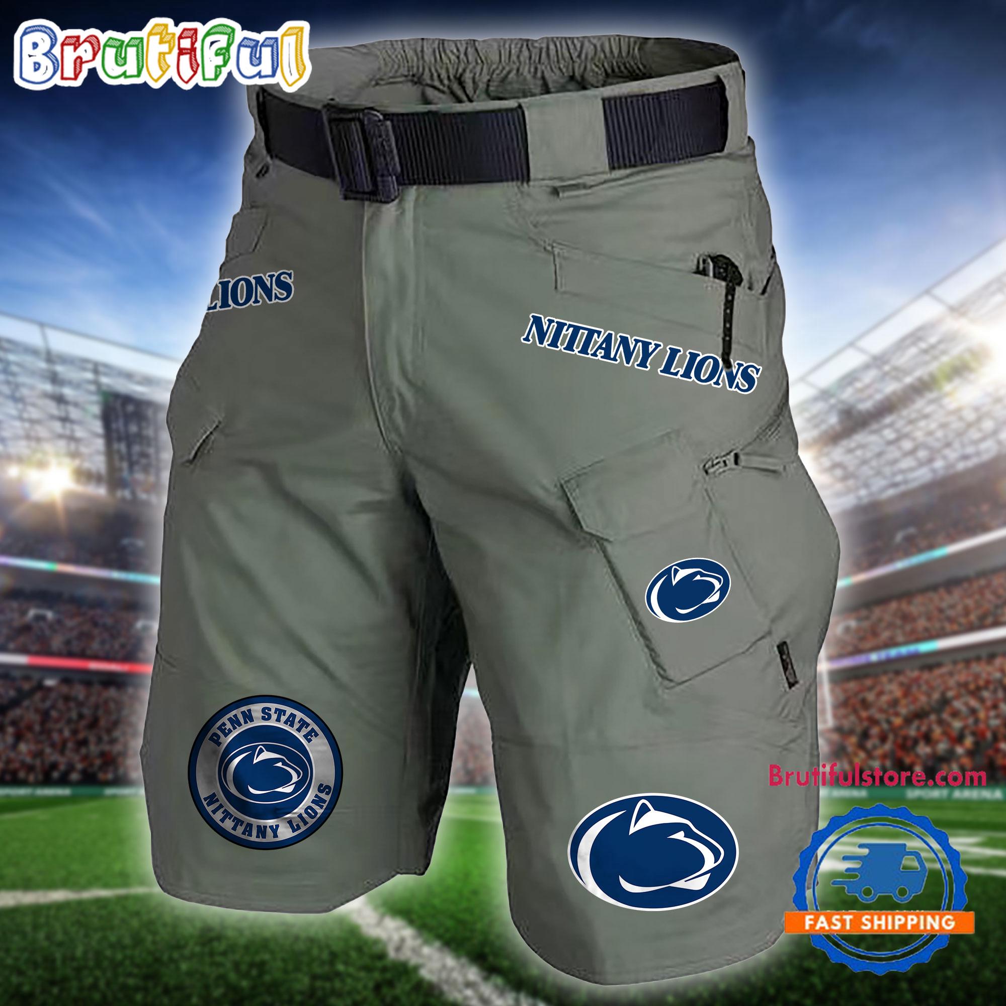 NCAA Penn State Nittany Lions Sport Team Military Tactical Shorts