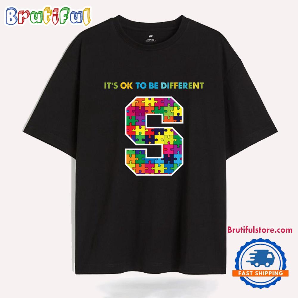 NCAA Syracuse Orange Special Autism Awareness It's Ok To Be Different T-Shirt